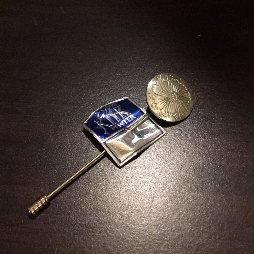 Kirk Pewter Lapel Pin